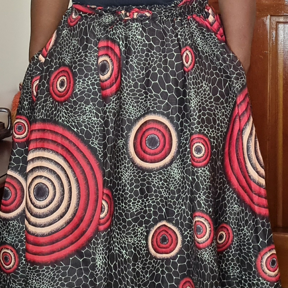 ANKARA PRINT SKIRT